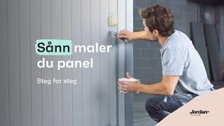 Sånn maler du panel - Steg for steg