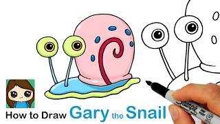 How to Draw Gary the Snail  SpongeBob SquarePants