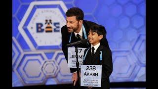 Jimmy Kimmel Live  Jimmy and Akash team up against Scripps National Spelling Bee Champions