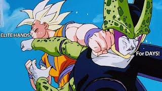 When Goku and Perfect CELL ran ONE of the greatest fades in Z history