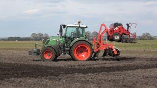 Brouwgerst zaaien met Fendt 312 Vario Profi en Kongskilde Profiline zaaimachine 2023