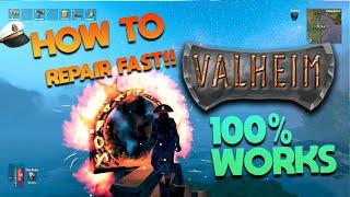 How to repair buildings fast in Valheim - Tips and Tricks