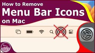 How to Remove Menu Bar Icons on a Mac in macOS Ventura  2022