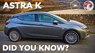 Hidden Features - Did you know?  Vauxhall Astra K Opel Astra