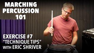 Marching Percussion 101 Ex 7 Technique Tips
