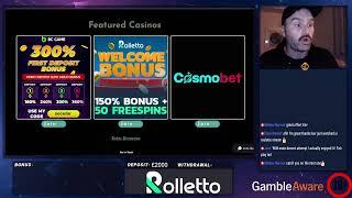 £2000 vs wagering at Rolletto Casino - casino to play with me at Rolletto. 18+ Only