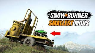 Snowrunner Top 10 Smallest Mods  All Tiny Mods