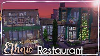 Ethnic Restaurant & Café  The Sims 4 Speed Build