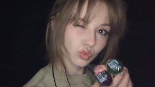 ASMR  Lollipop Mouth Sounds and Whispers 