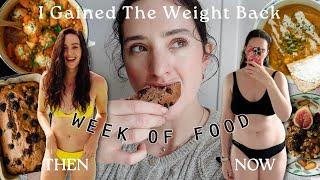 I Gained the Weight Back ep.3 A Week of Intuitive Eating