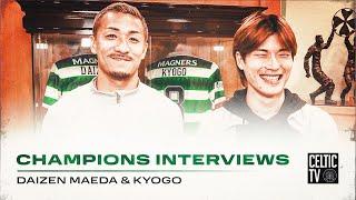 Daizen Maeda & Kyogo On the Match  Kilmarnock 0-5 Celtic  CELTIC ARE CHAMPIONS OF SCOTLAND 