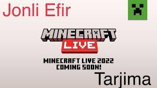 Minecraft Live Vote 2022 Ozbek tilida Jonli Efir DanUZB - Minecraft