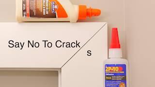 The Secret To Miters That Never CrackWood Glue VS CA Glue