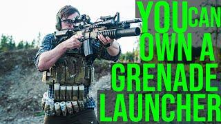 You can own a Grenade Launcher 40mm not a flare launcher