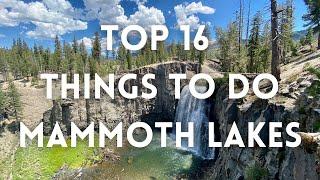 Mammoth Lakes CA Top 16 Things To Do Rainbow Falls Devils Postpile Mammoth Mountain