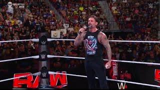 WWE RAW 7222024 - CM Punk Calls Out Drew Mcintyre For A Fight
