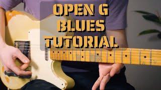 An introduction to Open G tuning  Blues licks cool chords and more