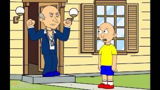 Caillou calls Mr. Hinkle Grandpagrounded