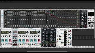 Morse code or typewriter tinnitus simulation in VCV Rack +patch link