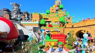 NEW Full Super Nintendo World Land Tour at Universal Studios 2022   World of Mario in Real Life