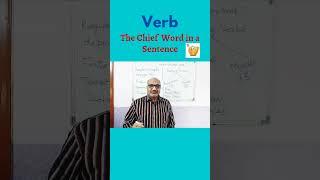 English Grammar  Verbs_The Chief Word in a Sentence  V Learn Language_R S Tiwari Sir  #Shorts