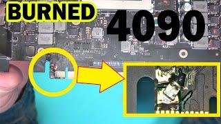 4090 burned PCIE repair