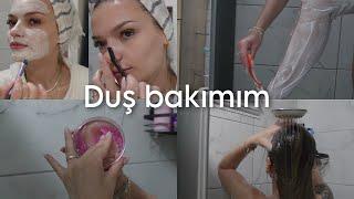 Pürüzsüzleştiren Duş Bakımım‍️ Temiz ciltParlak saçlarJilet ile tüy alımı  #showerroutine