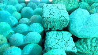 Mass Crush Teal and Pasted Blocks  Crunchy  ASMR  Satisfying edit by@ASMRgymchalkIndonesia