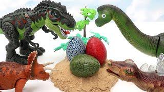 Whos Dinosaur Eggs? Jurassic World Dinosaur Born In Dinosaur Eggs Toys 공룡 알 부화 티라노
