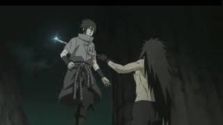 Naruto Shippuden - Madara take out Sasuke in one Blow English Dub