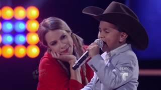 Jossue canta ‘La Mejor de Todas’ de Banda El Recodo   La Voz Kids 2016