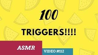 ASMR 100 triggers in 5 minutes