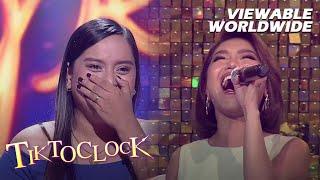 TiktoClock Jessica Villarubin FLEXES her singing chops on a contestant