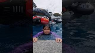 My Hero Brother‼️ How to Survive Swimming Pool Like a Boss️  JJaiPan #Shorts