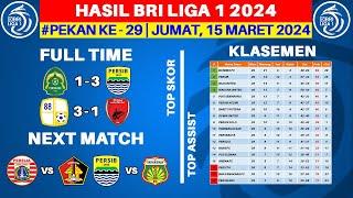 Hasil Liga 1 Hari Ini - Persikabo vs Persib - Klasemen BRI Liga 1 2024 Terbaru - Pekan ke 29