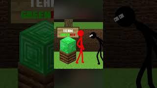 Stickman VS Minecraft Powerful Emerald Battle - AVM Shorts Animation