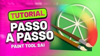 Paint Tool Sai para iniciantes Tutorial PASSO A PASSO