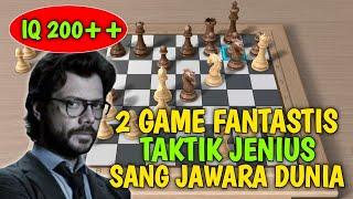 Asli Jenius.. 2 Game Fantastis Juara Dunia Catur Ke-10