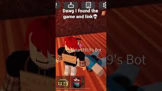 I found the Untitled game.. Roblox