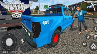 Ford Ranger 4X4 Off-Road Truck Mod Bus Simulator Indonesia - Mod Bussid - Best Android Games 2021