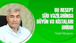 Bu resept süd vəzilərində düyün və kistaları əridir  Fizuli Hüseynov