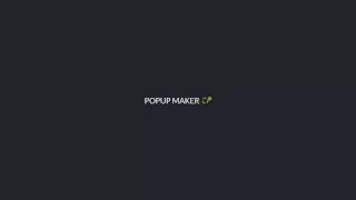 Popup Maker Trigger Shortcode