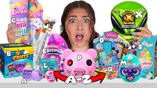 Unboxing ALL Toys from A To Z CHALLENGE