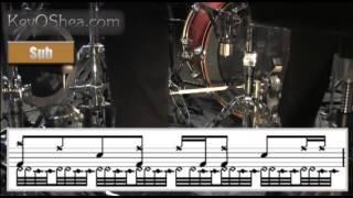  Advanced Drum Lesson  Thomas Lang Double Bass Transcription