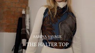 Sabina Savage 135cm x 135cm Scarf How to tie the Halter Top