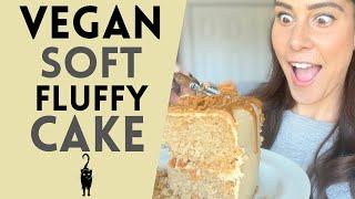 How to make a VEGAN FLUFFY CAKE Vegan baking TIPS  to eggless fluffy sponge cakes