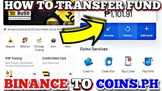 How To Transfer Fund From Binance To Coins.Ph...Updated