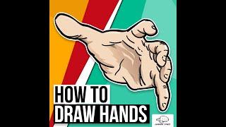 Drawing hands - #digitalart #speedart  - 5 easy steps SHORT