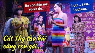 Cười bể bụng DIVA Cát Thy và con gái tấu hài làm khán giả lô tô Hương Nam phấn khích