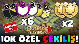 2 ALTIN BİLET VE 6 ADET KLAN ÇEKİLİŞİ 10.000 ABONE ÖZEL CLASH OF CLANS